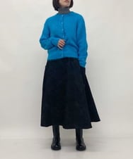 ZMSAW26220 al'aise modulation(アレーズモジュレーション) メタルボタンニットカーディガン ブルー