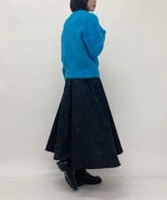 ZMSAW26220 al'aise modulation(アレーズモジュレーション) メタルボタンニットカーディガン ブルー