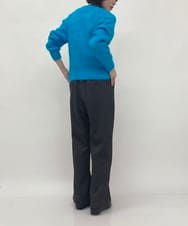 ZMSAW26220 al'aise modulation(アレーズモジュレーション) メタルボタンニットカーディガン ブルー