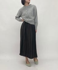 ZMSAW26220 al'aise modulation(アレーズモジュレーション) メタルボタンニットカーディガン ライトグレー