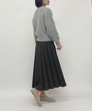 ZMSAW26220 al'aise modulation(アレーズモジュレーション) メタルボタンニットカーディガン ライトグレー