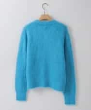 ZMSAW26220 al'aise modulation(アレーズモジュレーション) メタルボタンニットカーディガン ブルー