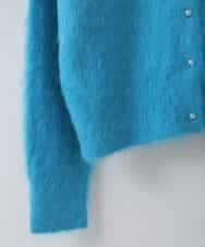 ZMSAW26220 al'aise modulation(アレーズモジュレーション) メタルボタンニットカーディガン ブルー