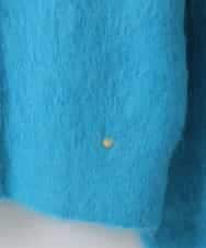 ZMSAW26220 al'aise modulation(アレーズモジュレーション) メタルボタンニットカーディガン ブルー