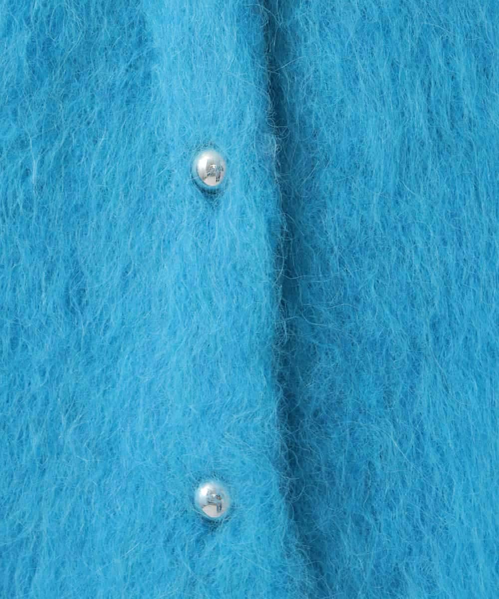 ZMSAW26220 al'aise modulation(アレーズモジュレーション) メタルボタンニットカーディガン ブルー