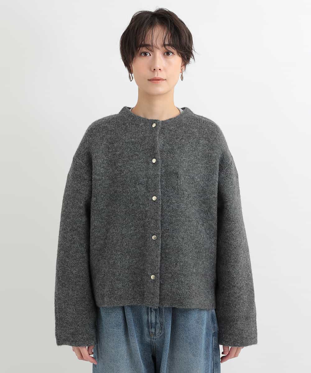 Amazon | [BEARDSLEY] [ビアズリー] 洗えるニットコート