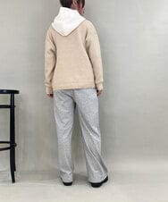 ZMSCE02130 al'aise modulation(アレーズモジュレーション) 【洗える】デニムポケット付きジップアップカーディガン アイボリー