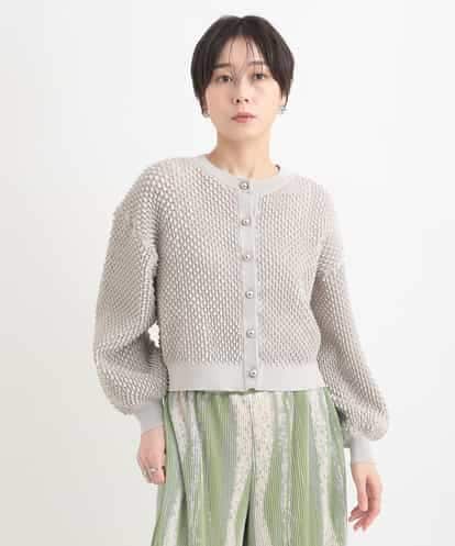 ZMSEB05168  立体メッシュニットカーディガン
