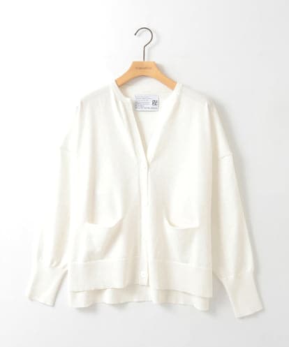 ZMSEE01140 al'aise modulation スキッパークルーネックカーディガン