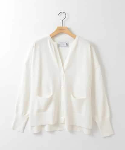 ZMSEE01140 al'aise modulation スキッパークルーネックカーディガン