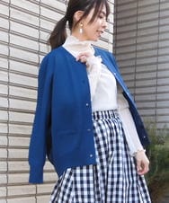ZMSFQ05120 al'aise modulation(アレーズモジュレーション) サマーニットブルゾン ネイビー