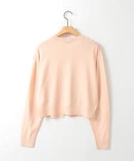 ZMSGE15170 al'aise modulation(アレーズモジュレーション) ビジューボタンニットカーディガン ピンク