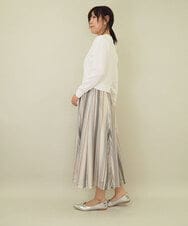 ZMSGE15170 al'aise modulation(アレーズモジュレーション) ビジューボタンニットカーディガン ホワイト