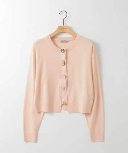 ZMSGE15170 al'aise modulation ビジューボタンニットカーディガン