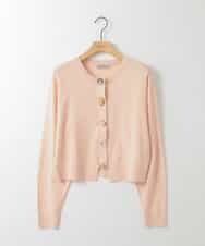 ZMSGE15170 al'aise modulation(アレーズモジュレーション) ビジューボタンニットカーディガン ピンク