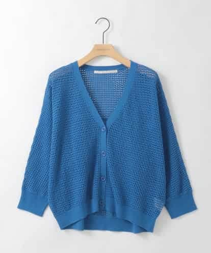 ZMSGE16110 al'aise modulation 【洗える】メッシュドルマンカーディガン
