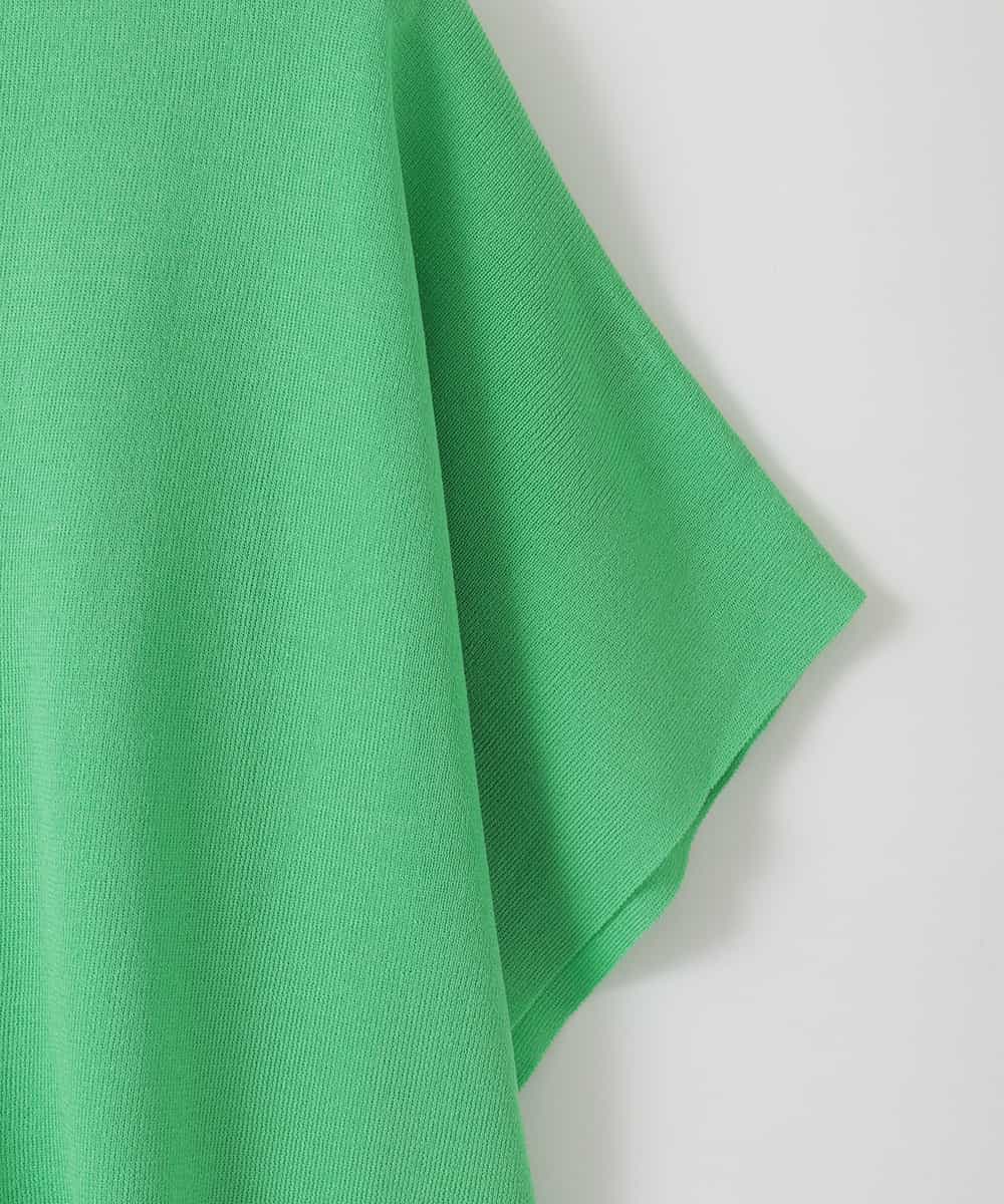 ZMSGE27110 al'aise modulation(アレーズモジュレーション) 【洗える】サラッと2WAYカーディガン グリーン