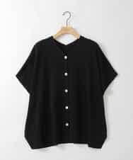 ZMSGE27110 al'aise modulation(アレーズモジュレーション) 【洗える】サラッと2WAYカーディガン ブラック