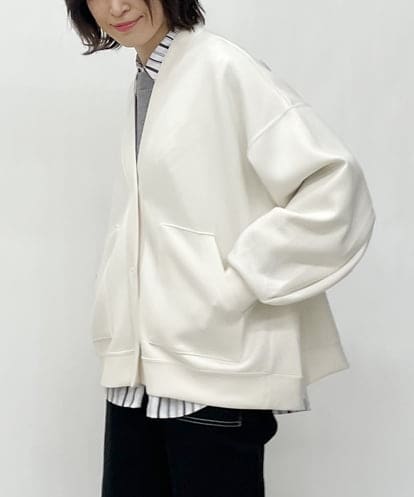 ZMTET01168  【日本製】BIGシルエットダンボールカーディガン