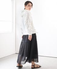 ZMTGE11150 al'aise modulation(アレーズモジュレーション) ドロストコードパーカー ホワイト