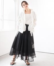 ZMTGE11150 al'aise modulation(アレーズモジュレーション) ドロストコードパーカー ホワイト