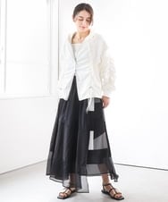 ZMTGE11150 al'aise modulation(アレーズモジュレーション) ドロストコードパーカー ホワイト