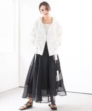 ZMTGE11150 al'aise modulation(アレーズモジュレーション) ドロストコードパーカー ホワイト