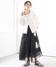 ZMTGE11150 al'aise modulation(アレーズモジュレーション) ドロストコードパーカー ホワイト