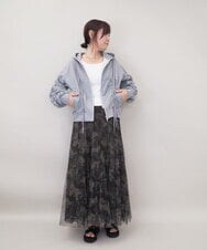 ZMTGE11150 al'aise modulation(アレーズモジュレーション) ドロストコードパーカー ライトグレー