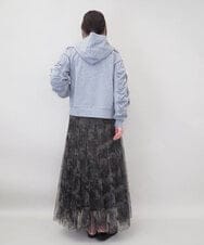 ZMTGE11150 al'aise modulation(アレーズモジュレーション) ドロストコードパーカー ライトグレー