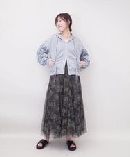 ZMTGE11150 al'aise modulation(アレーズモジュレーション) ドロストコードパーカー ライトグレー