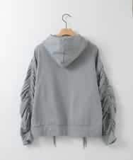 ZMTGE11150 al'aise modulation(アレーズモジュレーション) ドロストコードパーカー ライトグレー