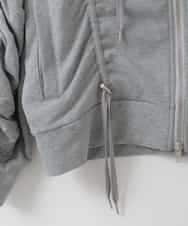 ZMTGE11150 al'aise modulation(アレーズモジュレーション) ドロストコードパーカー ライトグレー