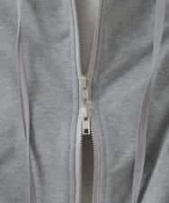 ZMTGE11150 al'aise modulation(アレーズモジュレーション) ドロストコードパーカー ライトグレー