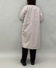 ZMUAE22178 al'aise modulation(アレーズモジュレーション) ノーカラードロストロングコート グレー