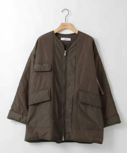 ZMUAE23280 al'aise modulation 異素材切り替えミリタリーライクノーカラーコート