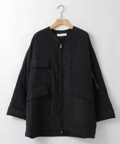 ZMUAE23280 al'aise modulation 異素材切り替えミリタリーライクノーカラーコート