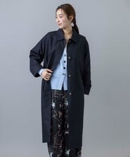 ZMUAH01180 al'aise modulation(アレーズモジュレーション) ベーシックステンカラーコート ネイビー