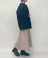 ZMUAW10320 al'aise modulation(アレーズモジュレーション) 【2WAY】エコファーコート ブラック