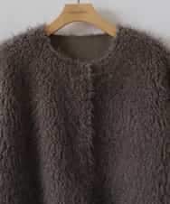 ZMUAW10320 al'aise modulation(アレーズモジュレーション) 【2WAY】エコファーコート カーキ