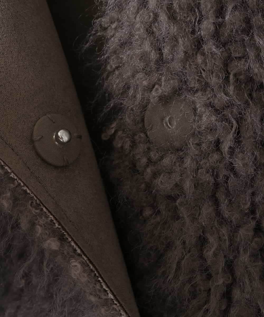 ZMUAW10320 al'aise modulation(アレーズモジュレーション) 【2WAY】エコファーコート カーキ