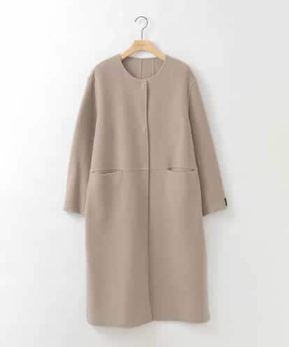 ZMUCE20430 al'aise modulation サイドスリットノーカラーコート
