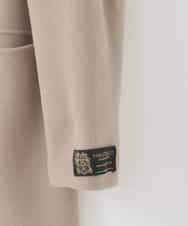 ZMUCE20430 al'aise modulation(アレーズモジュレーション) サイドスリットノーカラーコート ベージュ