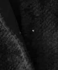 ZMUCE21280 al'aise modulation(アレーズモジュレーション) ファーキルティングフードコート ブラック