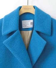 ZMUCE24360 al'aise modulation(アレーズモジュレーション) BIGポケットオーバーシルエットコート ライトブルー