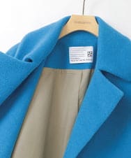 ZMUCE24360 al'aise modulation(アレーズモジュレーション) BIGポケットオーバーシルエットコート ライトブルー