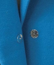 ZMUCE24360 al'aise modulation(アレーズモジュレーション) BIGポケットオーバーシルエットコート ライトブルー