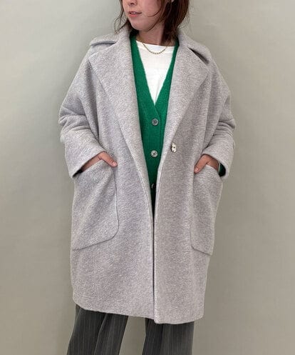 ZMUCE24360 al'aise modulation BIGポケットオーバーシルエットコート