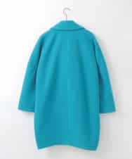 ZMUCE24360 al'aise modulation(アレーズモジュレーション) BIGポケットオーバーシルエットコート ライトブルー