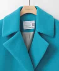 ZMUCE24360 al'aise modulation(アレーズモジュレーション) BIGポケットオーバーシルエットコート ライトブルー